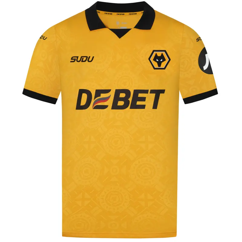 Wolverhampton Wanderers Shirt Store | 2025-26 Wolves Home Shirt – Adult R. GOMES 21 Collection Wolverhampton Wanderers Official Gear